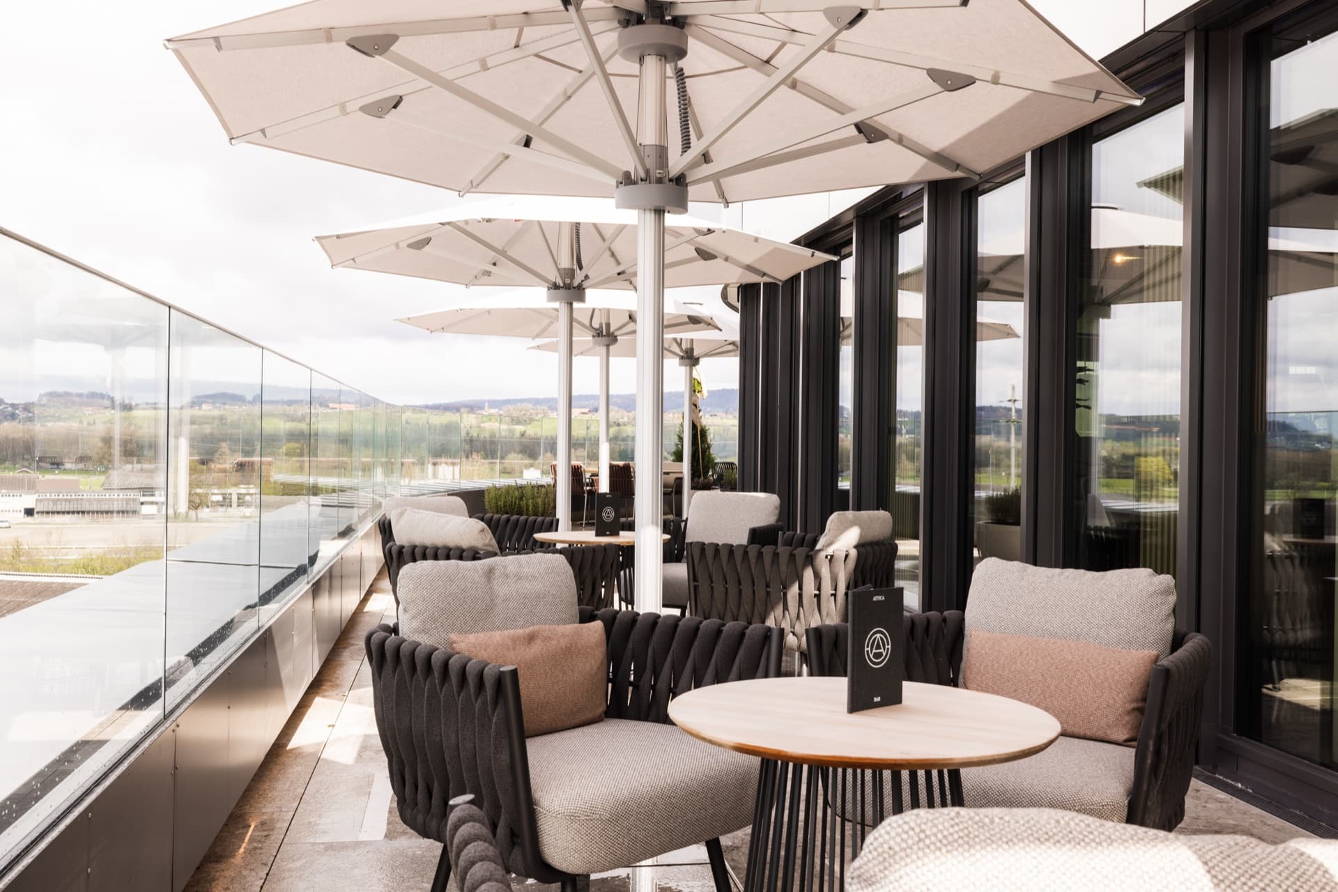 Sommer-Terrasse des Attica
